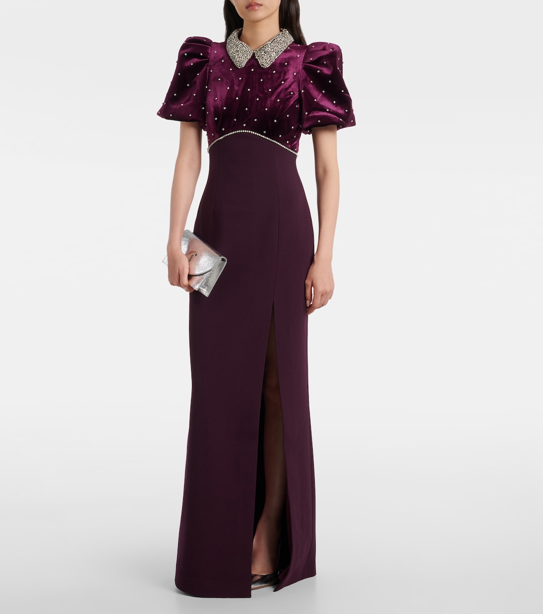 Rebecca Vallance - Charles embellished velvet gown
