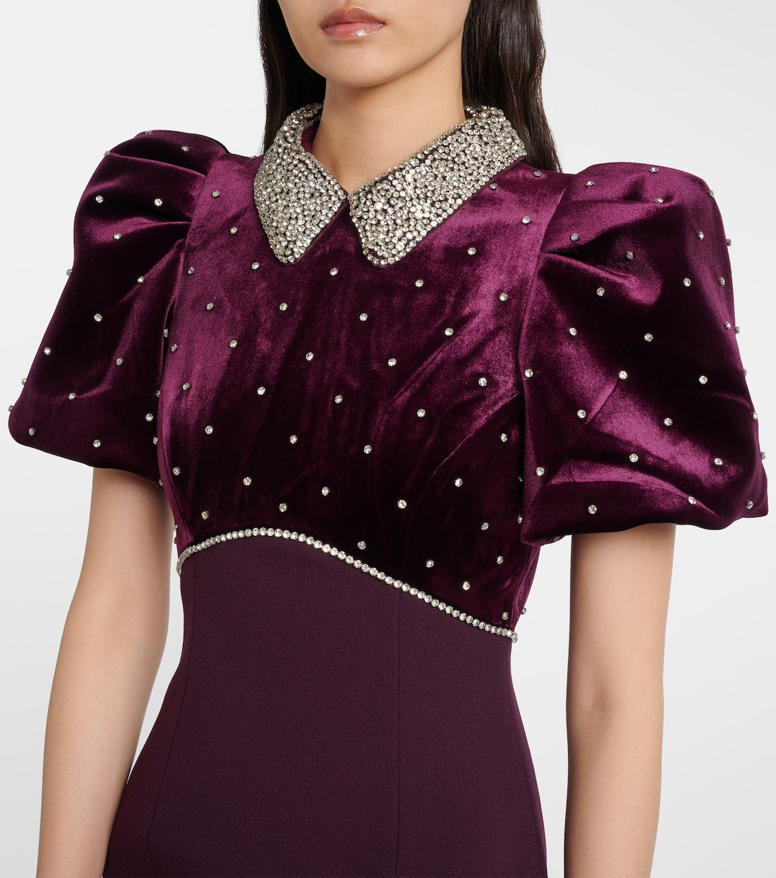 Rebecca Vallance - Charles embellished velvet gown