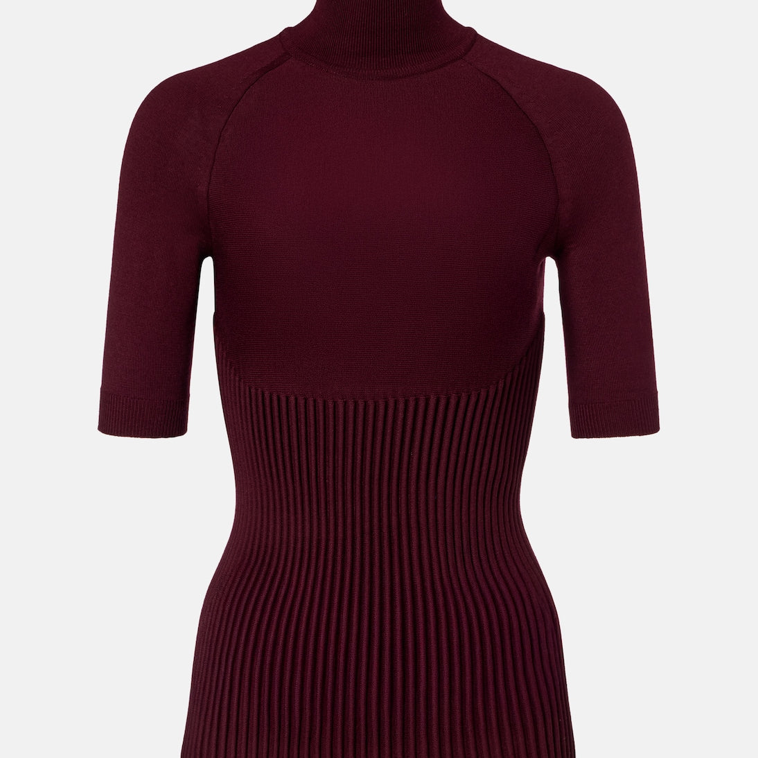 Alaïa - Ribbed-knit wool-blend top