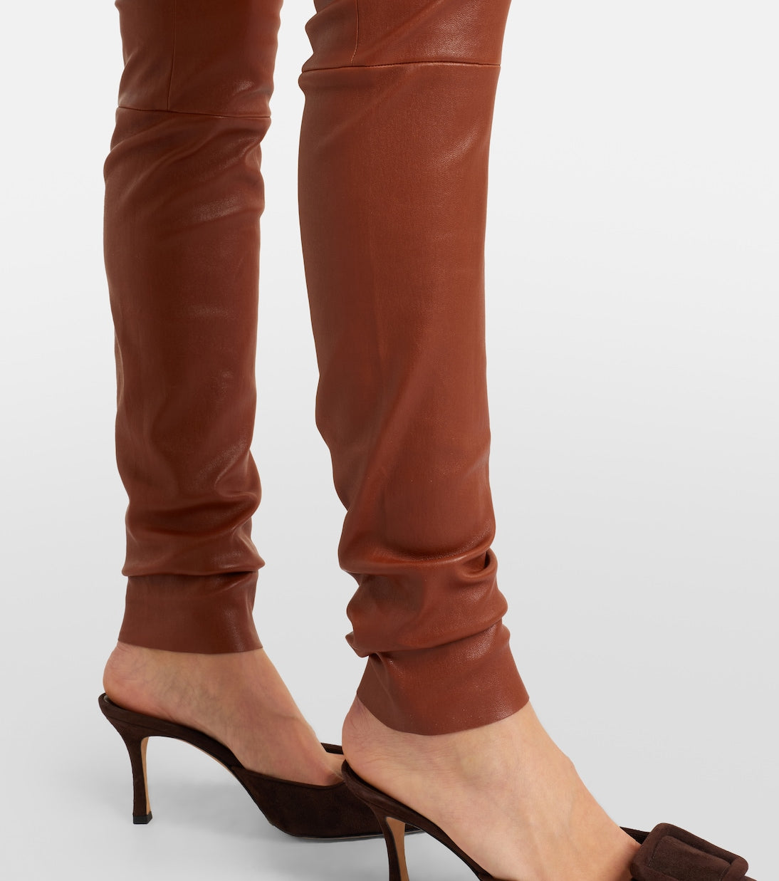 Stouls - Carolyn leather slim pants