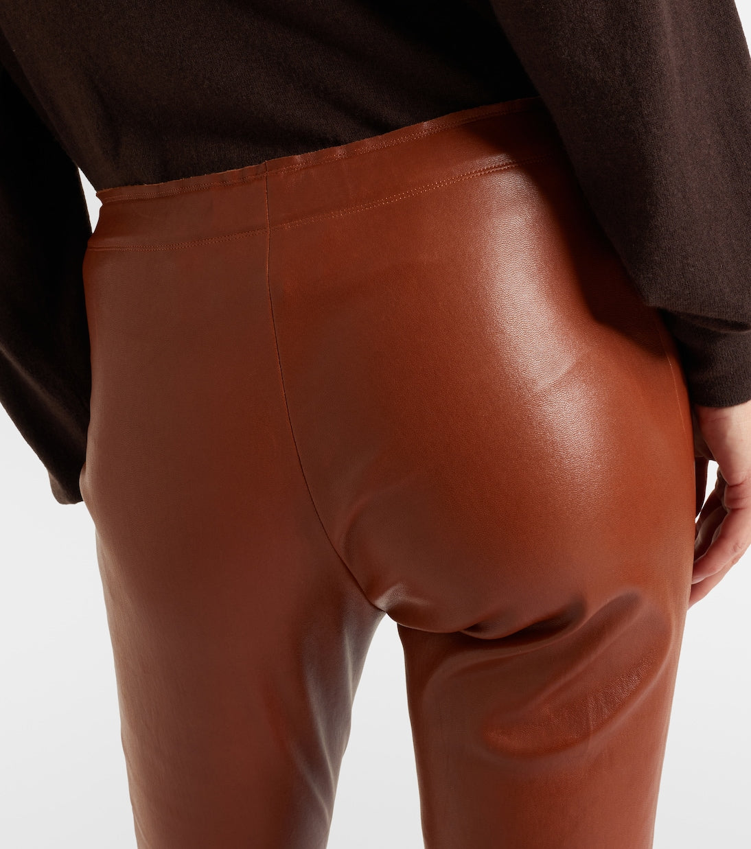 Stouls - Carolyn leather slim pants