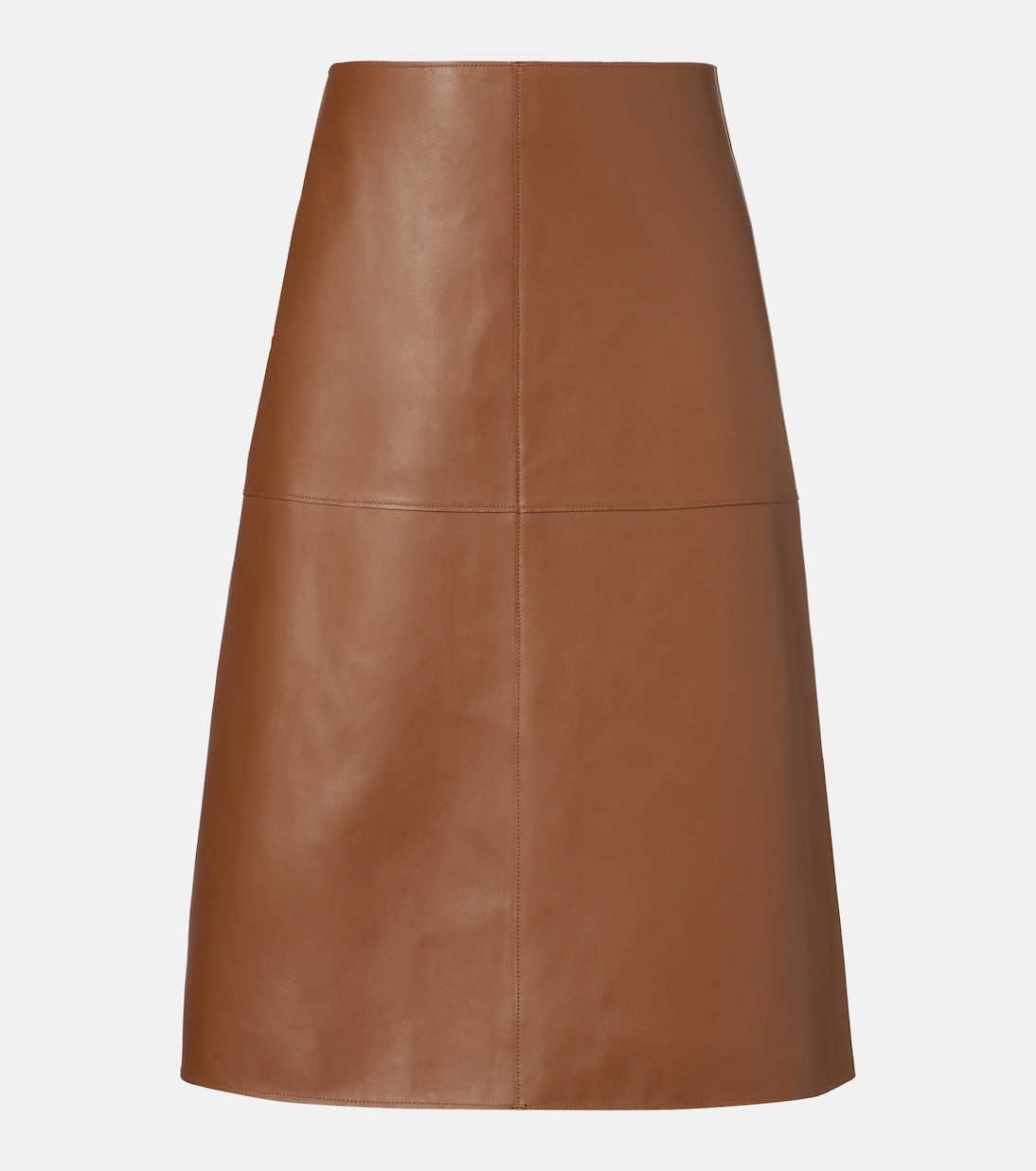 Joseph - Niven leather midi skirt