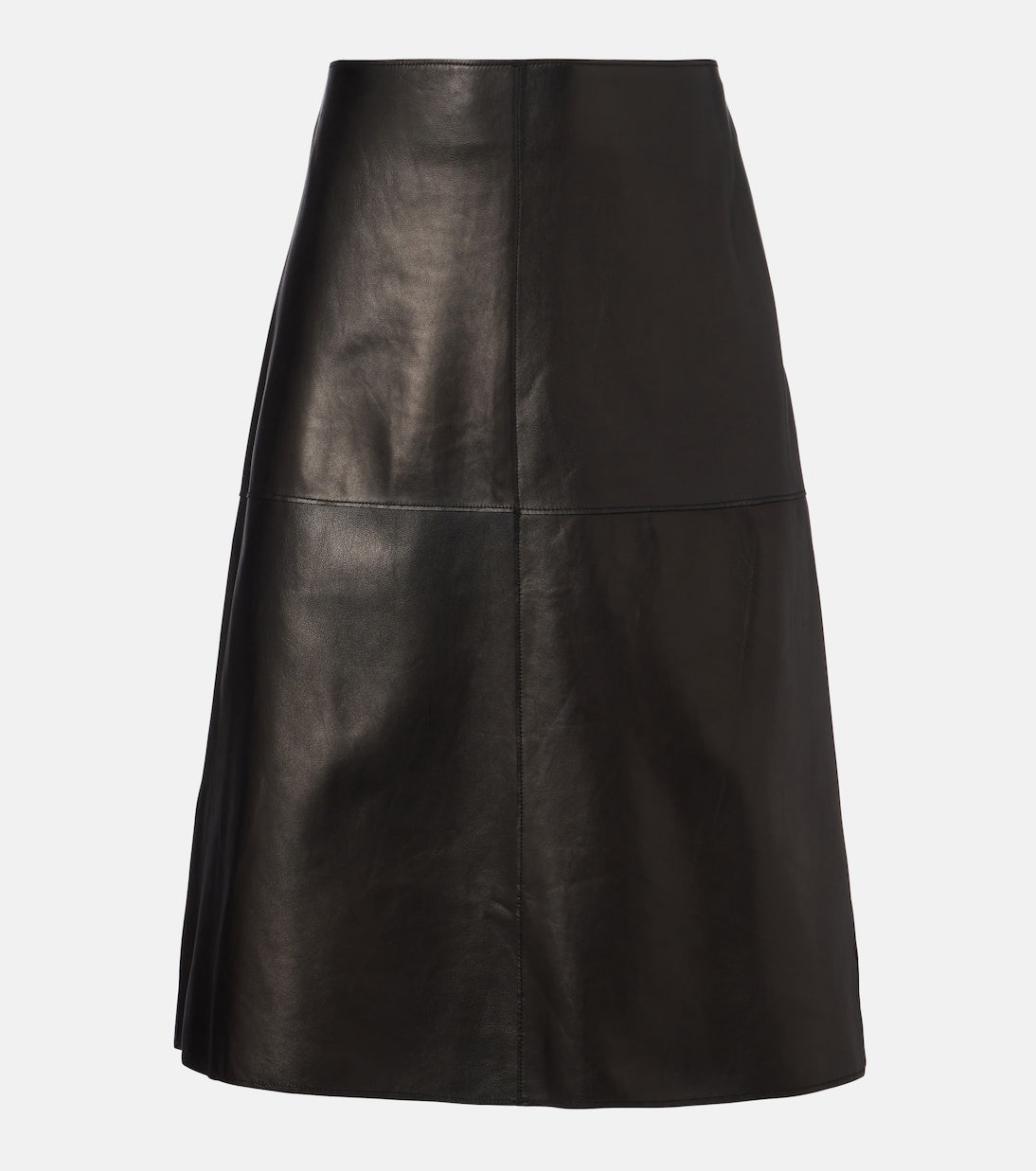 Joseph - Niven leather midi skirt
