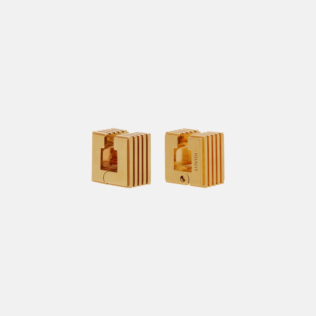 Khaite - Empire 18kt gold-plated earrings
