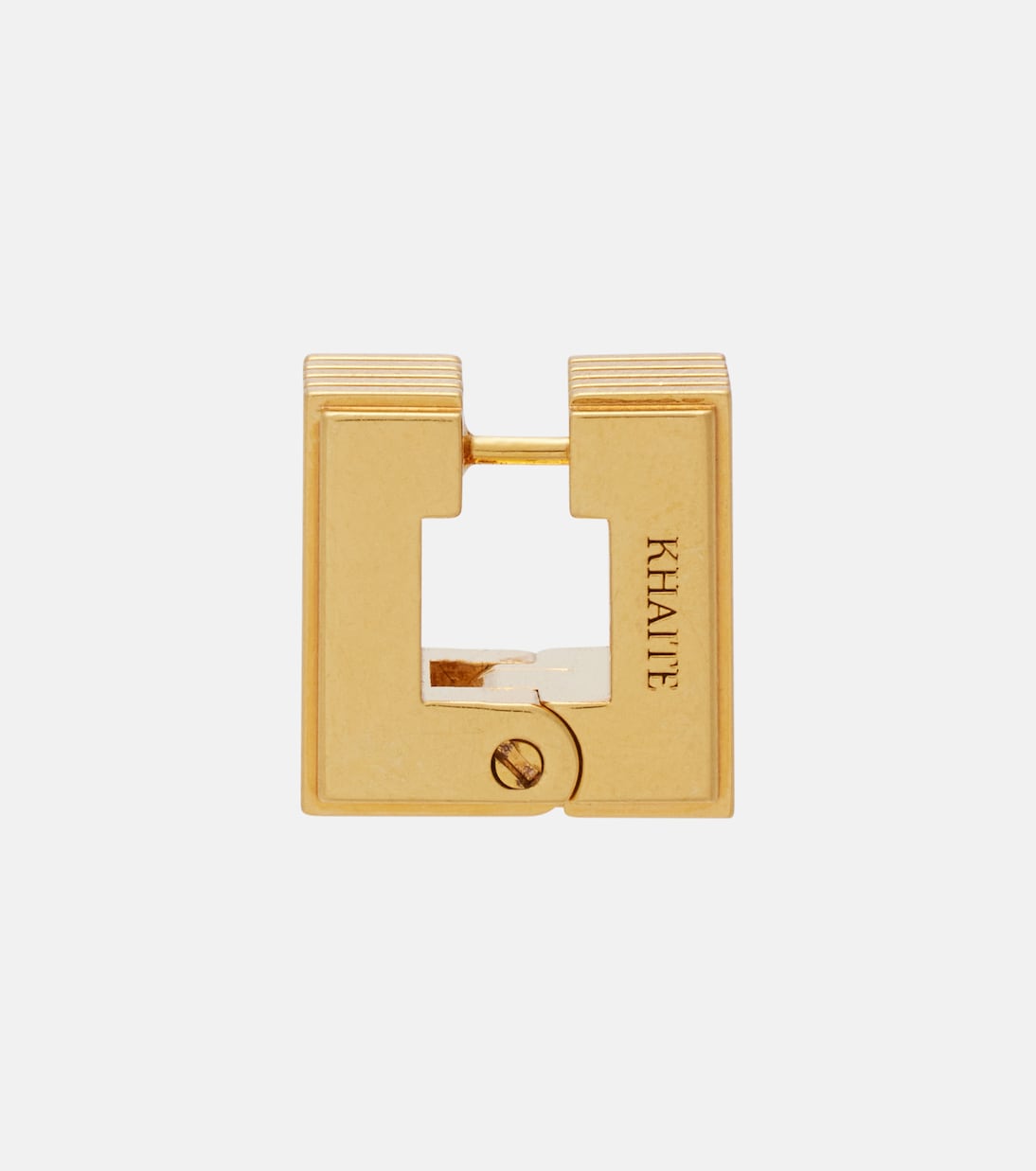 Khaite - Empire 18kt gold-plated earrings
