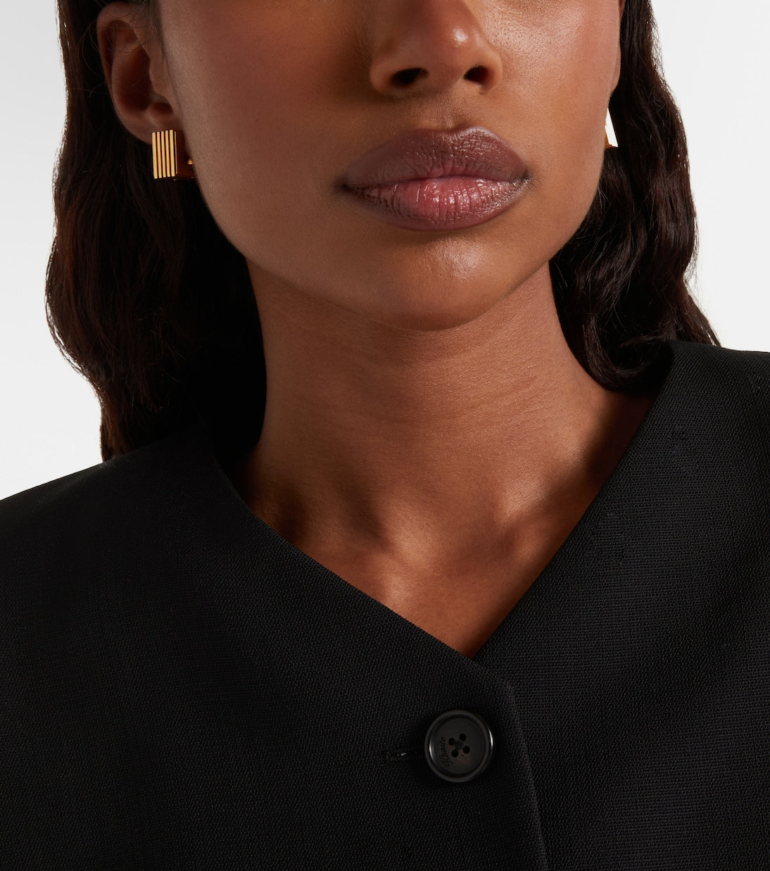 Khaite - Empire 18kt gold-plated earrings