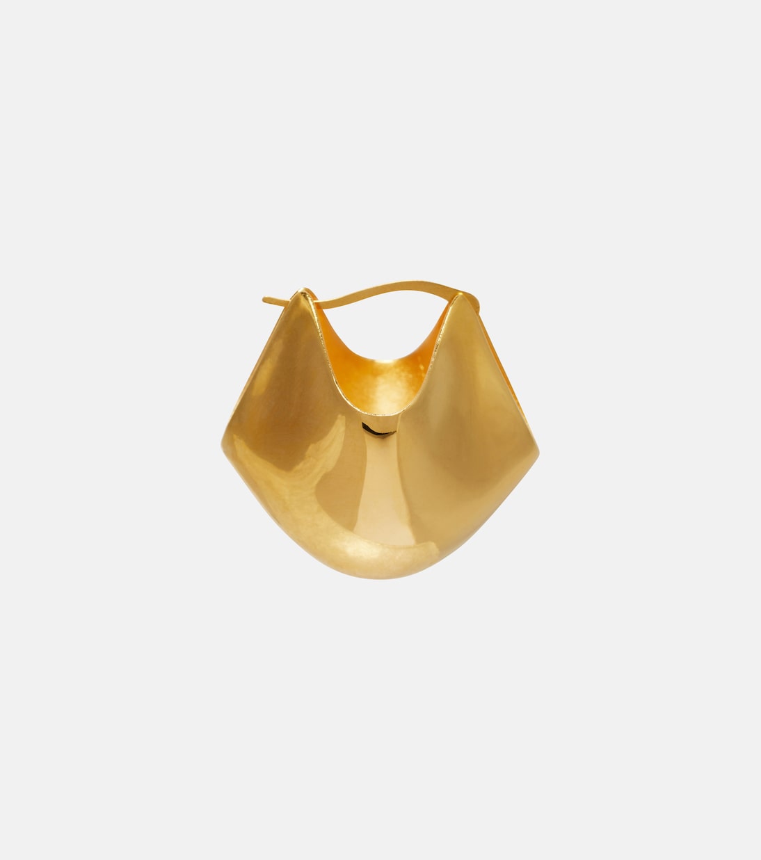 Khaite - Lotus 18kt gold-plated earrings