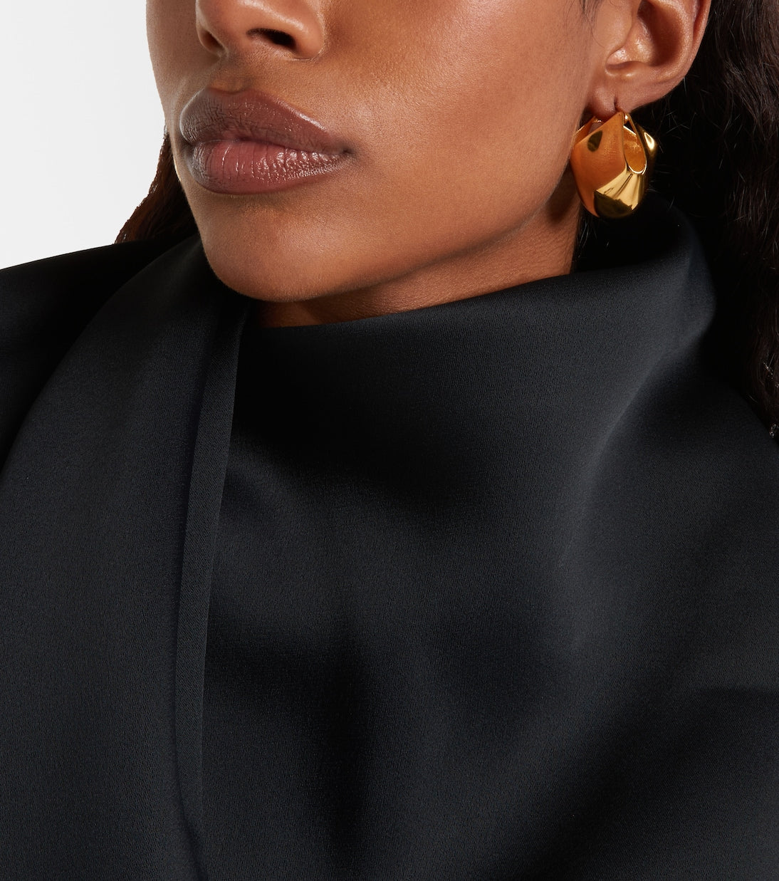 Khaite - Lotus 18kt gold-plated earrings