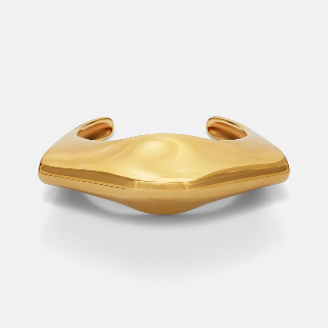 Khaite - Lotus 18kt gold-plated cuff bracelet