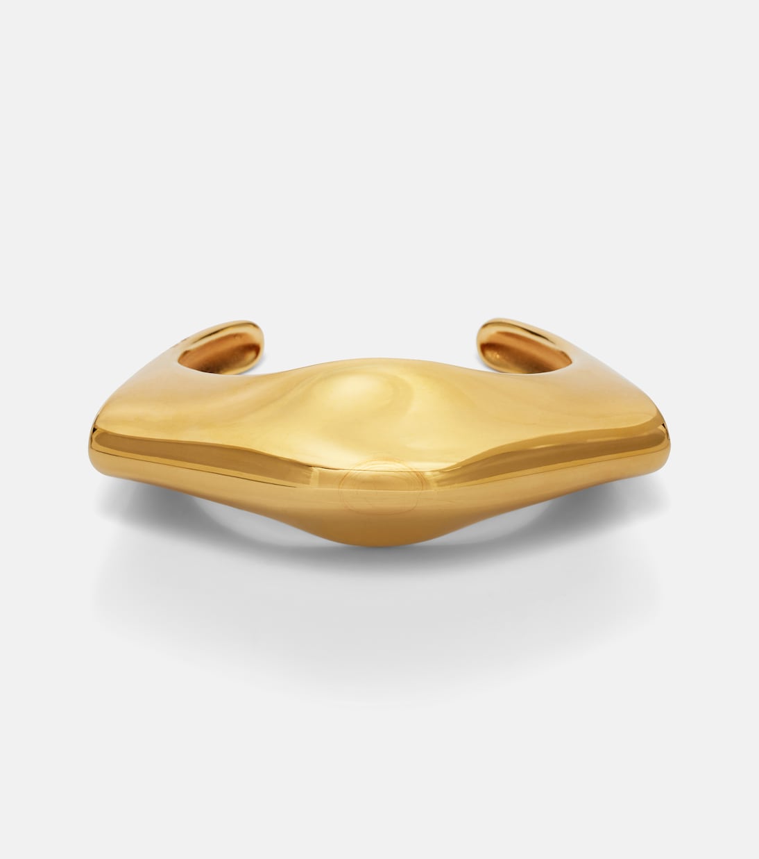 Khaite - Lotus 18kt gold-plated cuff bracelet