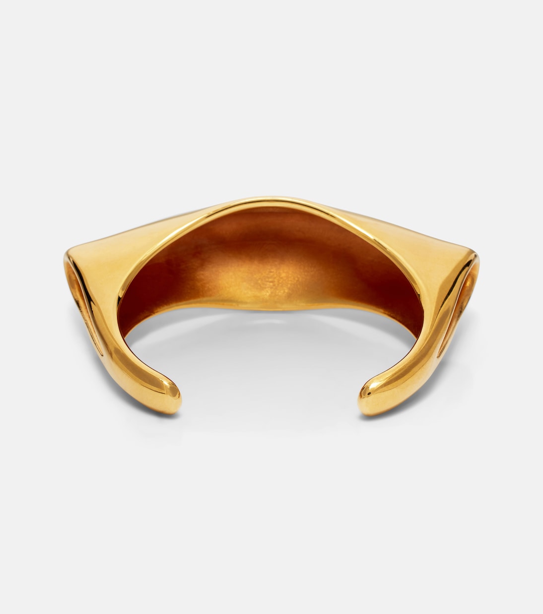 Khaite - Lotus 18kt gold-plated cuff bracelet