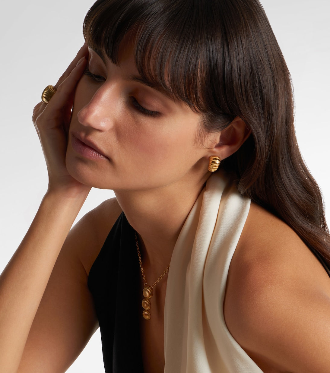 Pamela Zamore - Noa Taper 18kt gold earrings