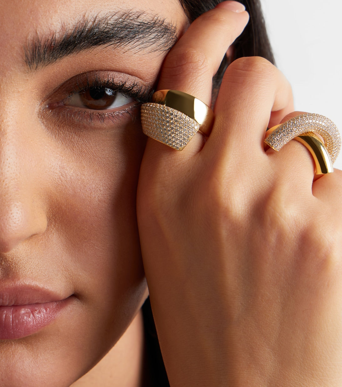 Engelbert - Divino 18kt gold ring with diamonds