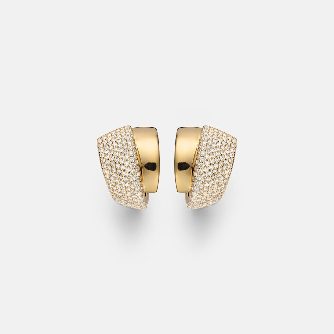 Engelbert - Divino 18kt gold earrings with diamonds