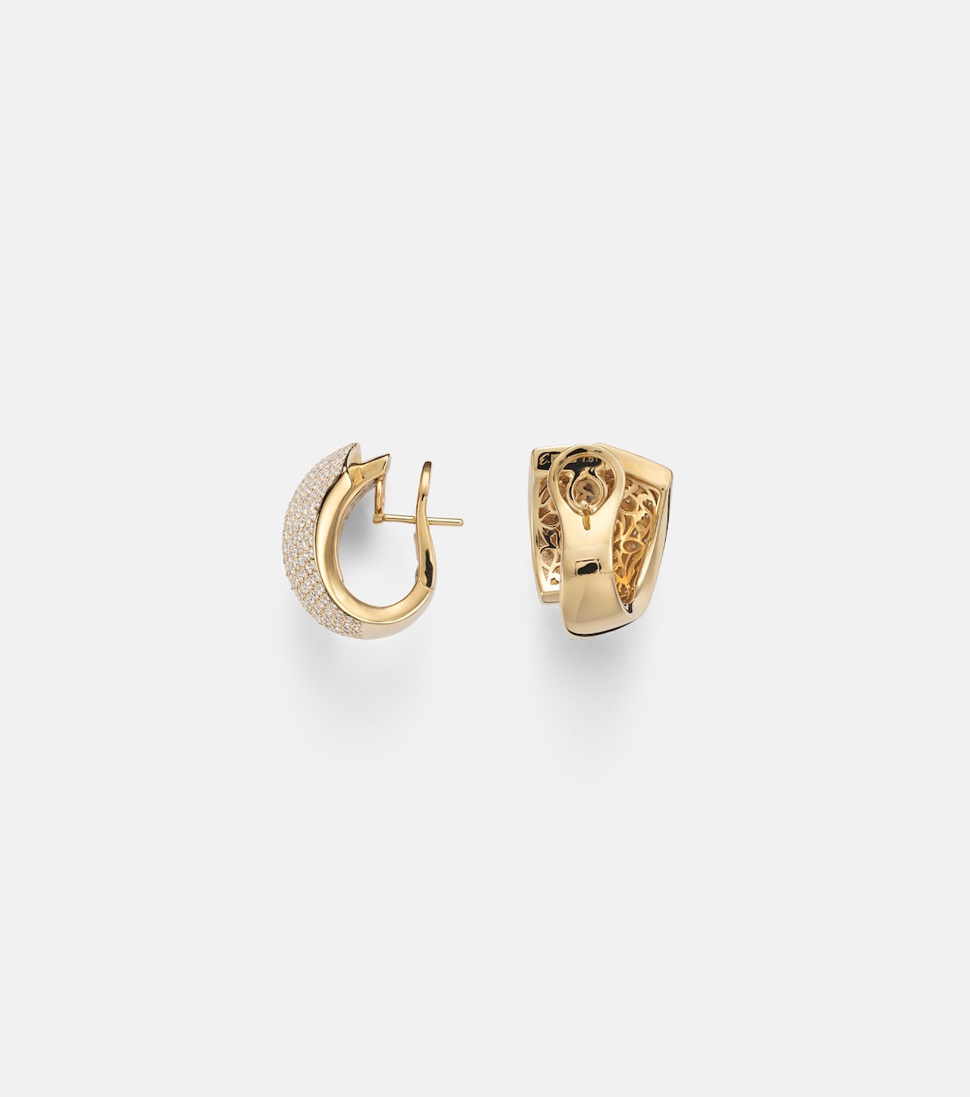 Engelbert - Divino 18kt gold earrings with diamonds