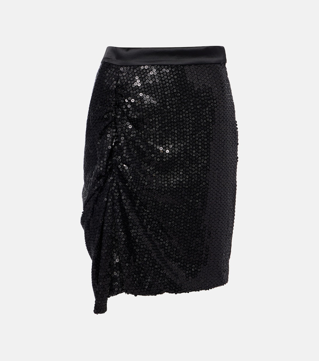 Vivienne Westwood - Panther gathered sequined miniskirt
