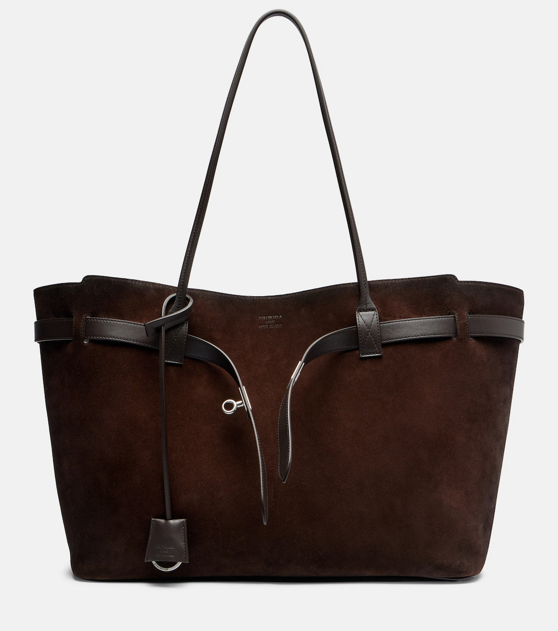 Balenciaga - Bel Air Large suede tote bag