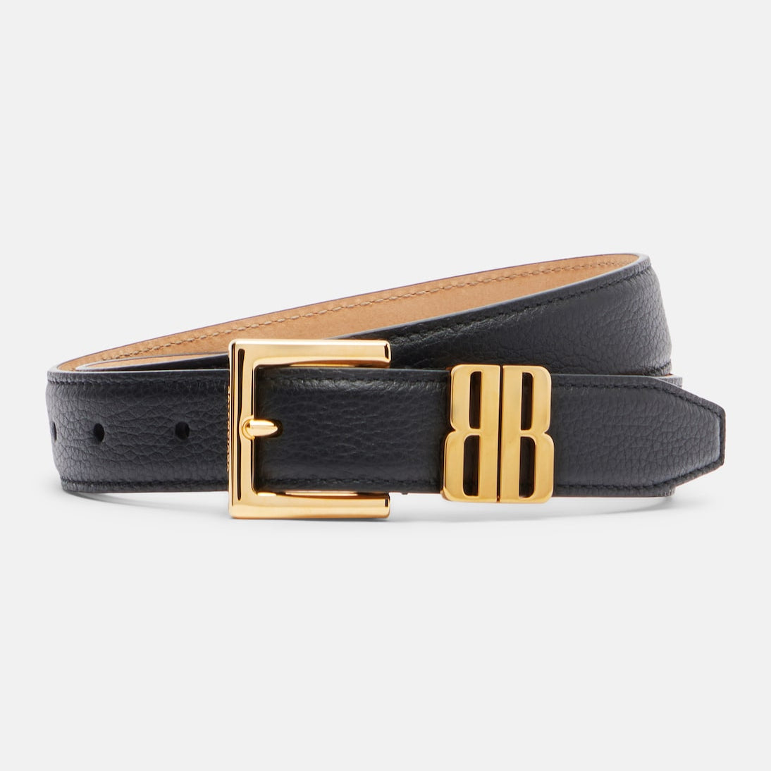 Balenciaga - BB leather belt