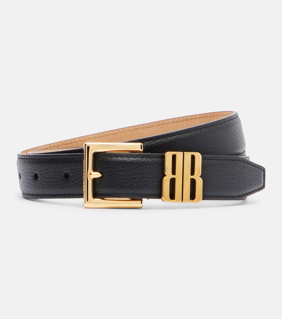 Balenciaga - BB leather belt