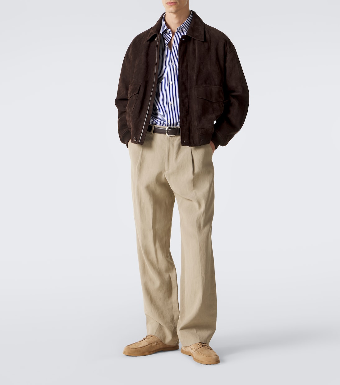 Tod's - Gommino suede boat shoes
