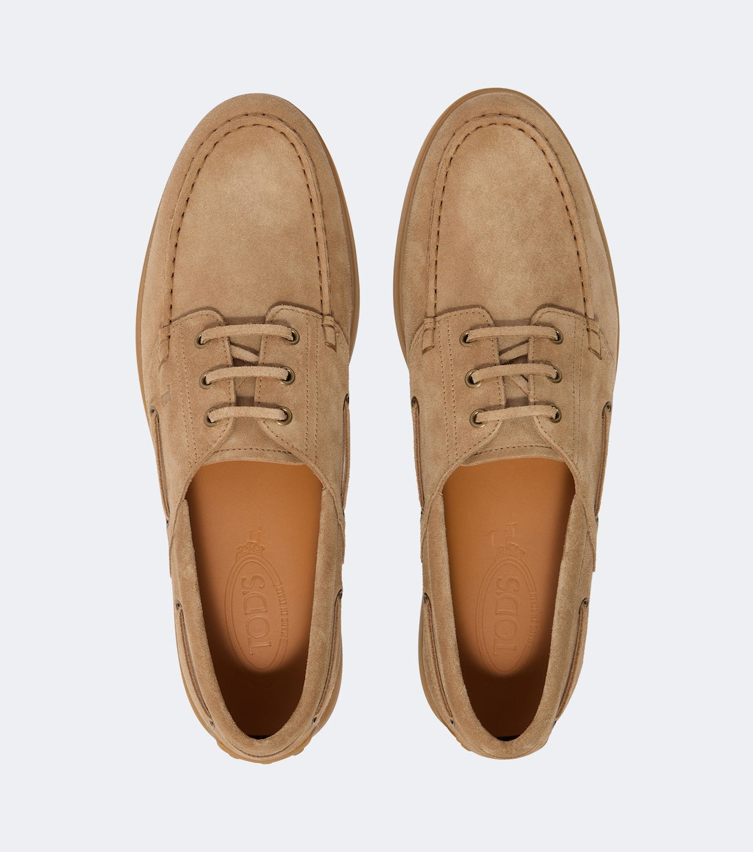 Tod's - Gommino suede boat shoes