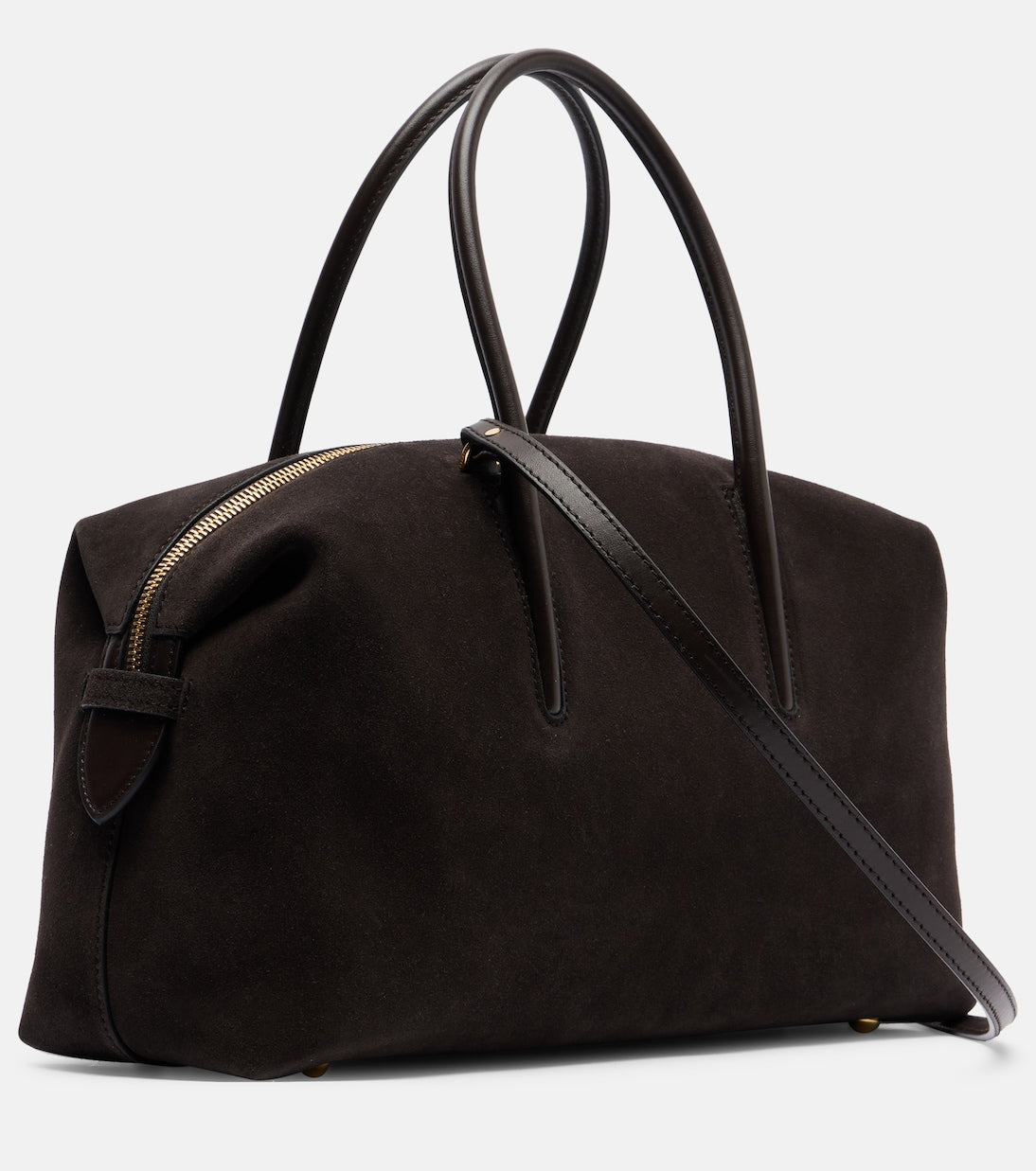 DeMellier - Stockholm Midi suede top-handle bag