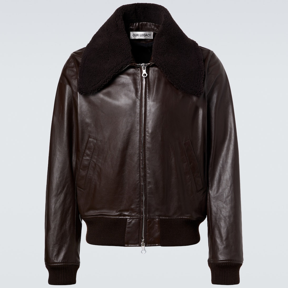 Our Legacy - Pharos leather bomber jacket