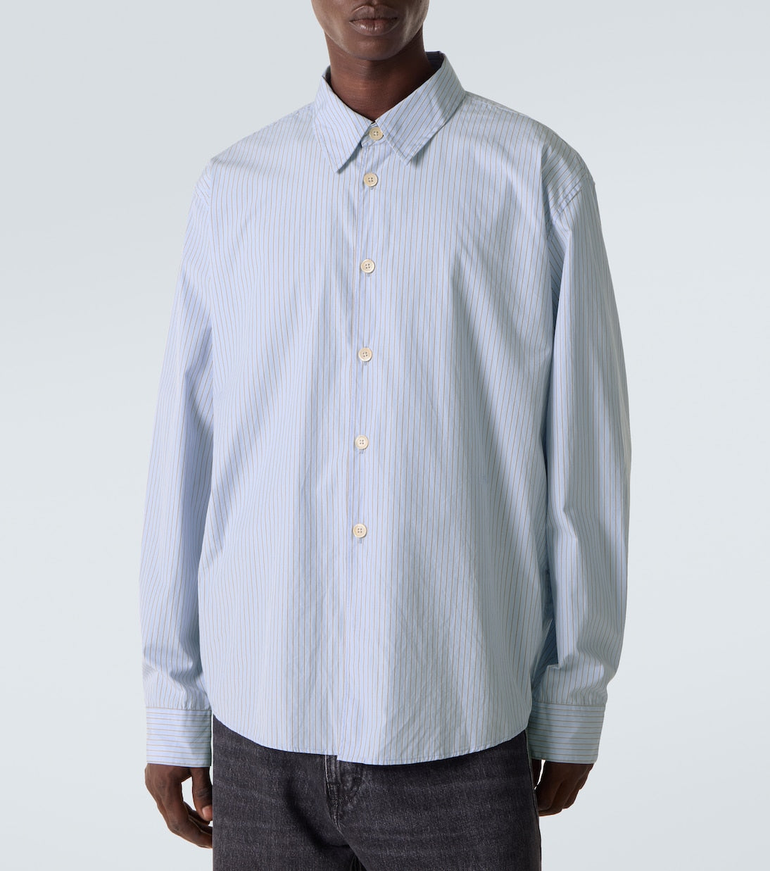 Our Legacy - Beyond striped cotton poplin shirt