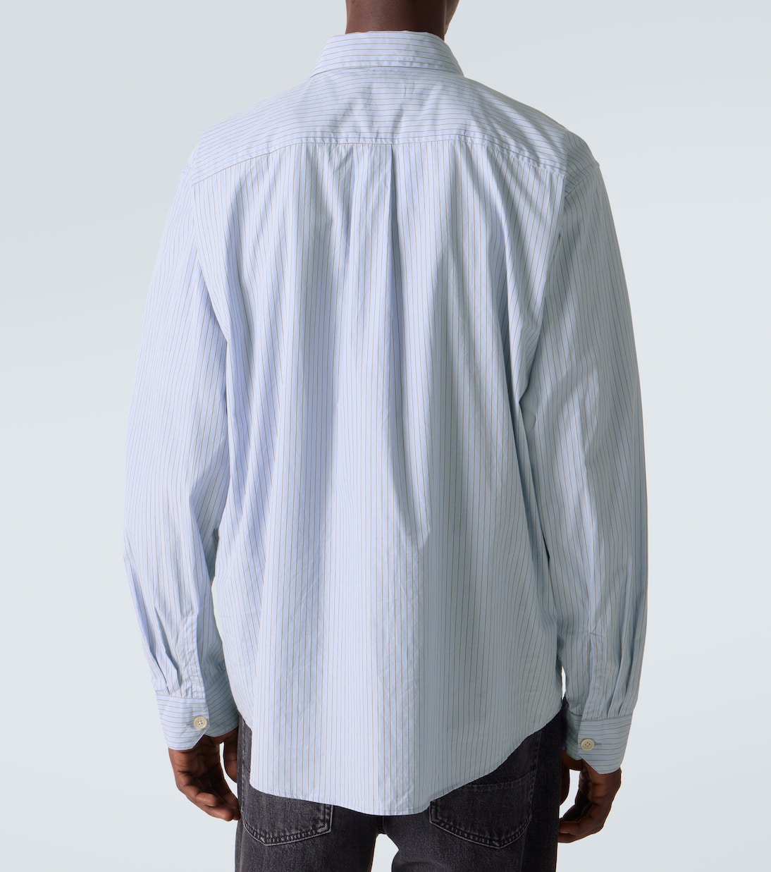 Our Legacy - Beyond striped cotton poplin shirt