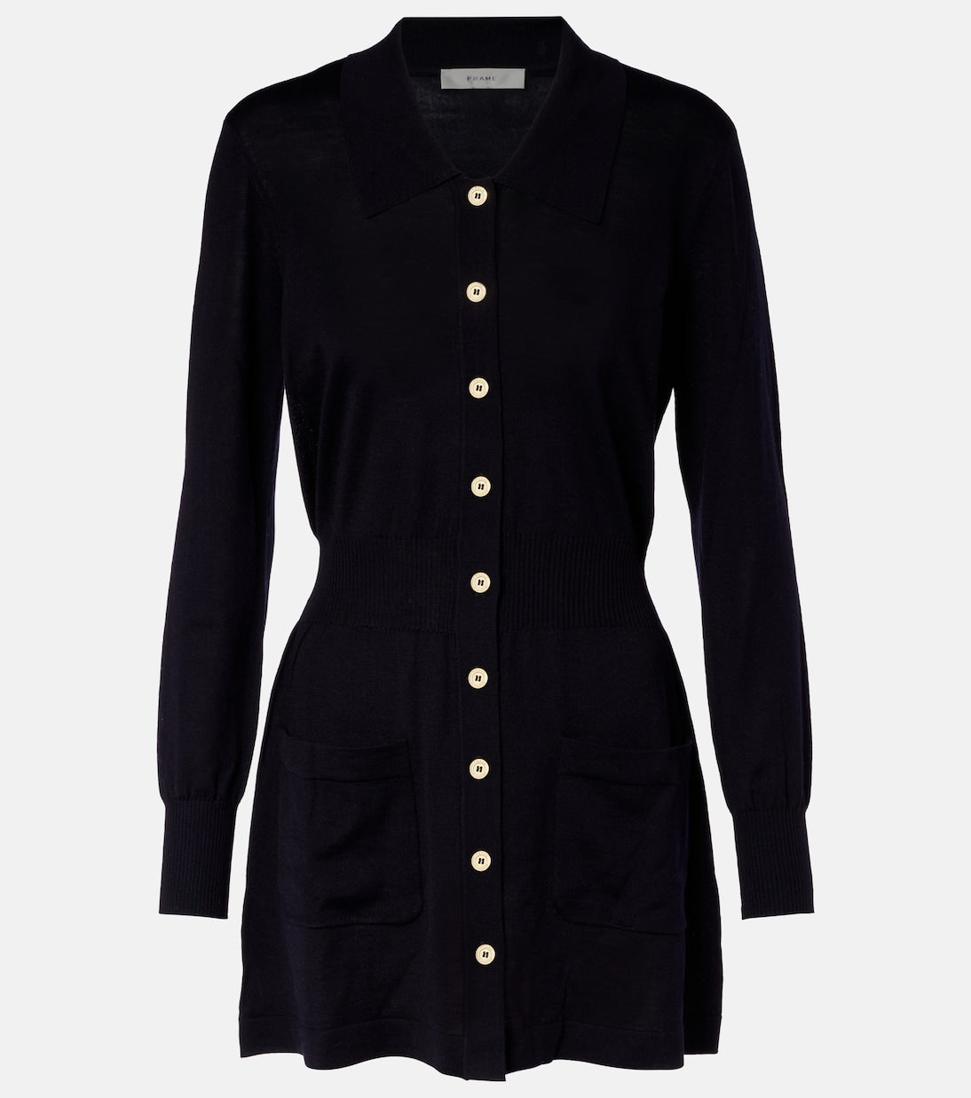 Frame - Wool polo dress