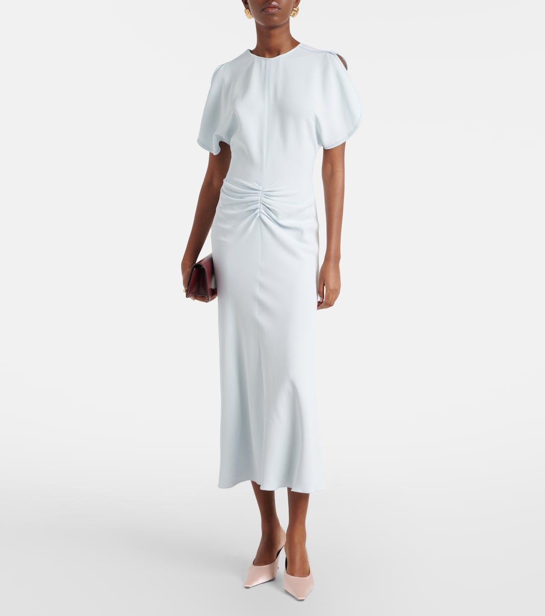 Victoria Beckham - Gathered midi dress