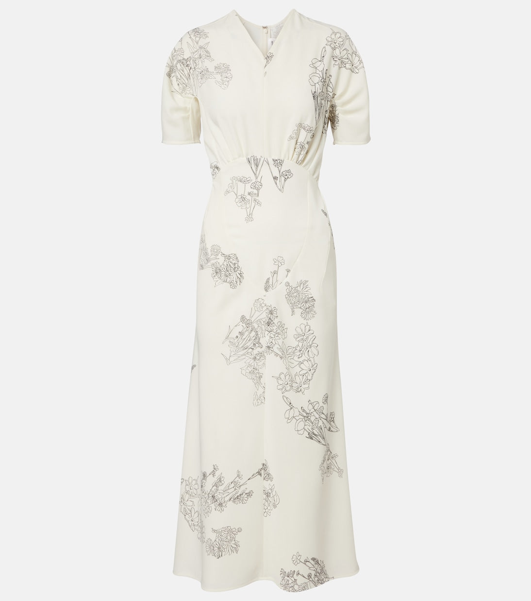 Victoria Beckham - Floral midi dress