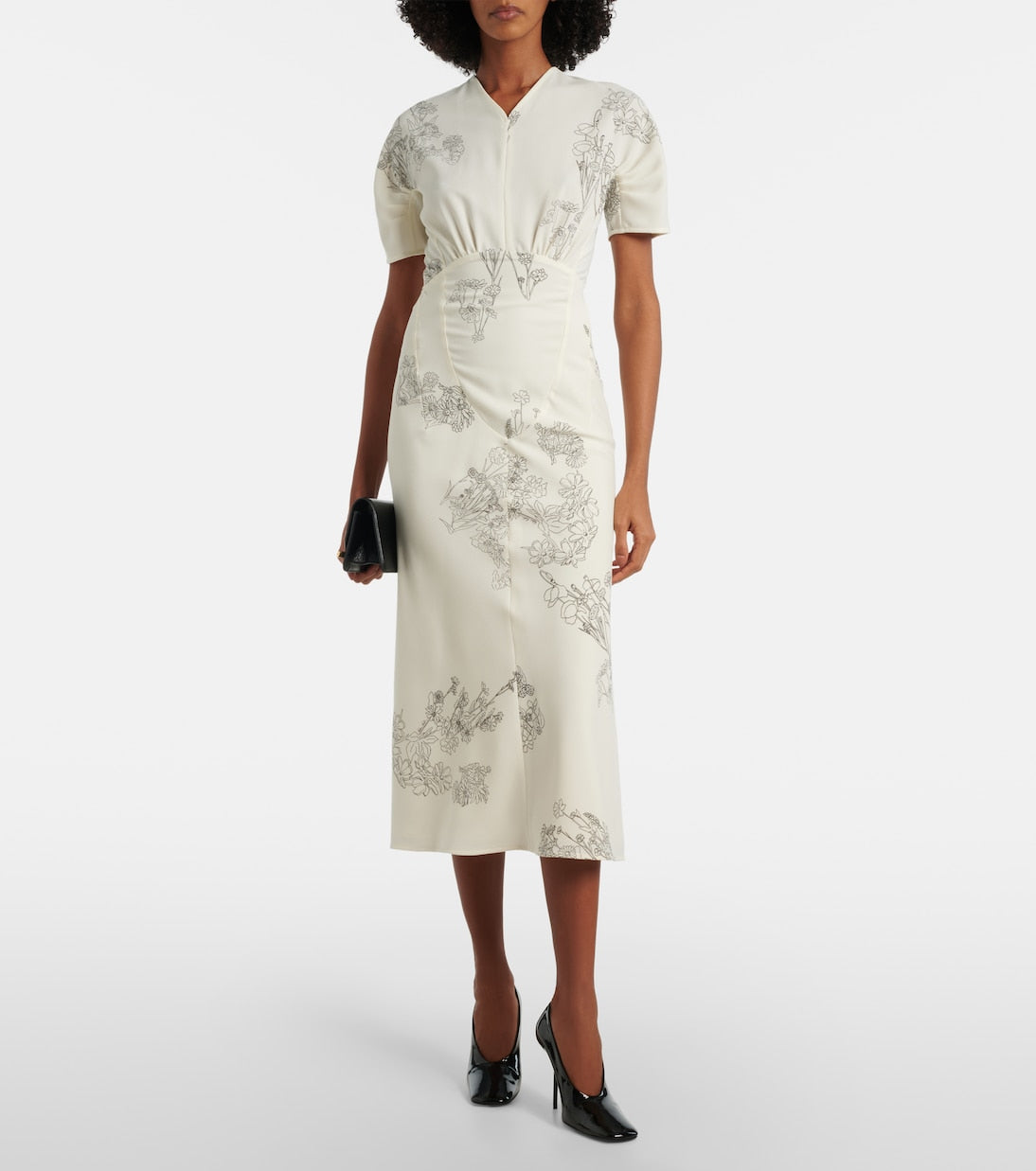 Victoria Beckham - Floral midi dress