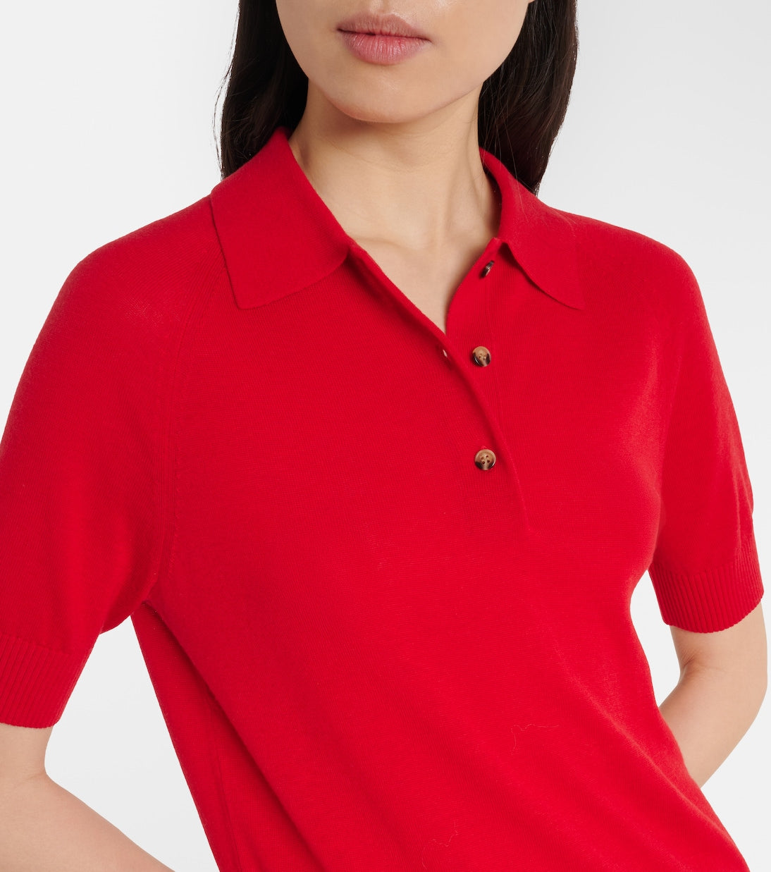 Victoria Beckham - Wool polo shirt