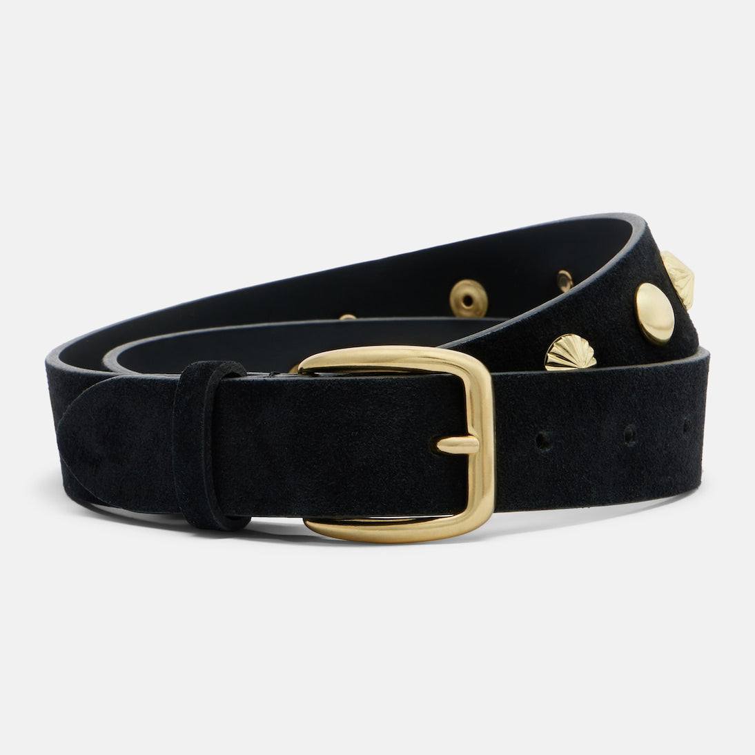 Nour Hammour - Eden studded suede belt