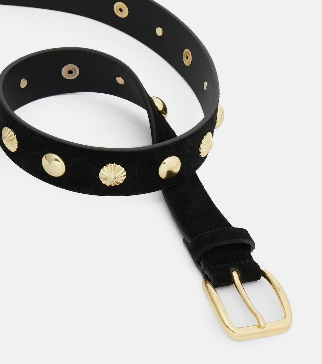Nour Hammour - Eden studded suede belt