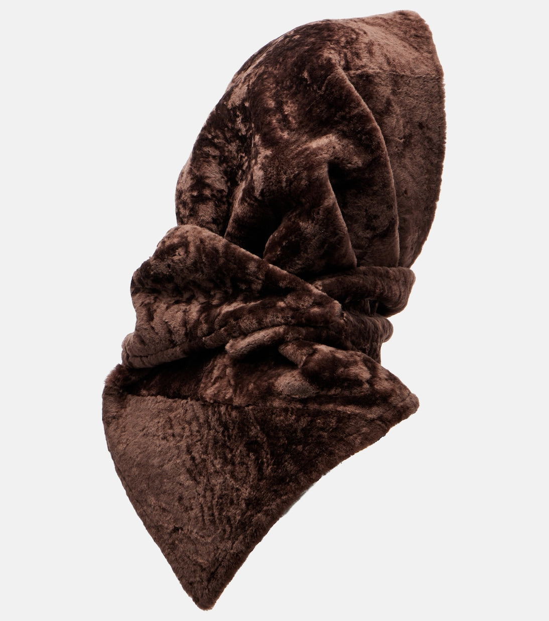 Nour Hammour - Shearling scarf