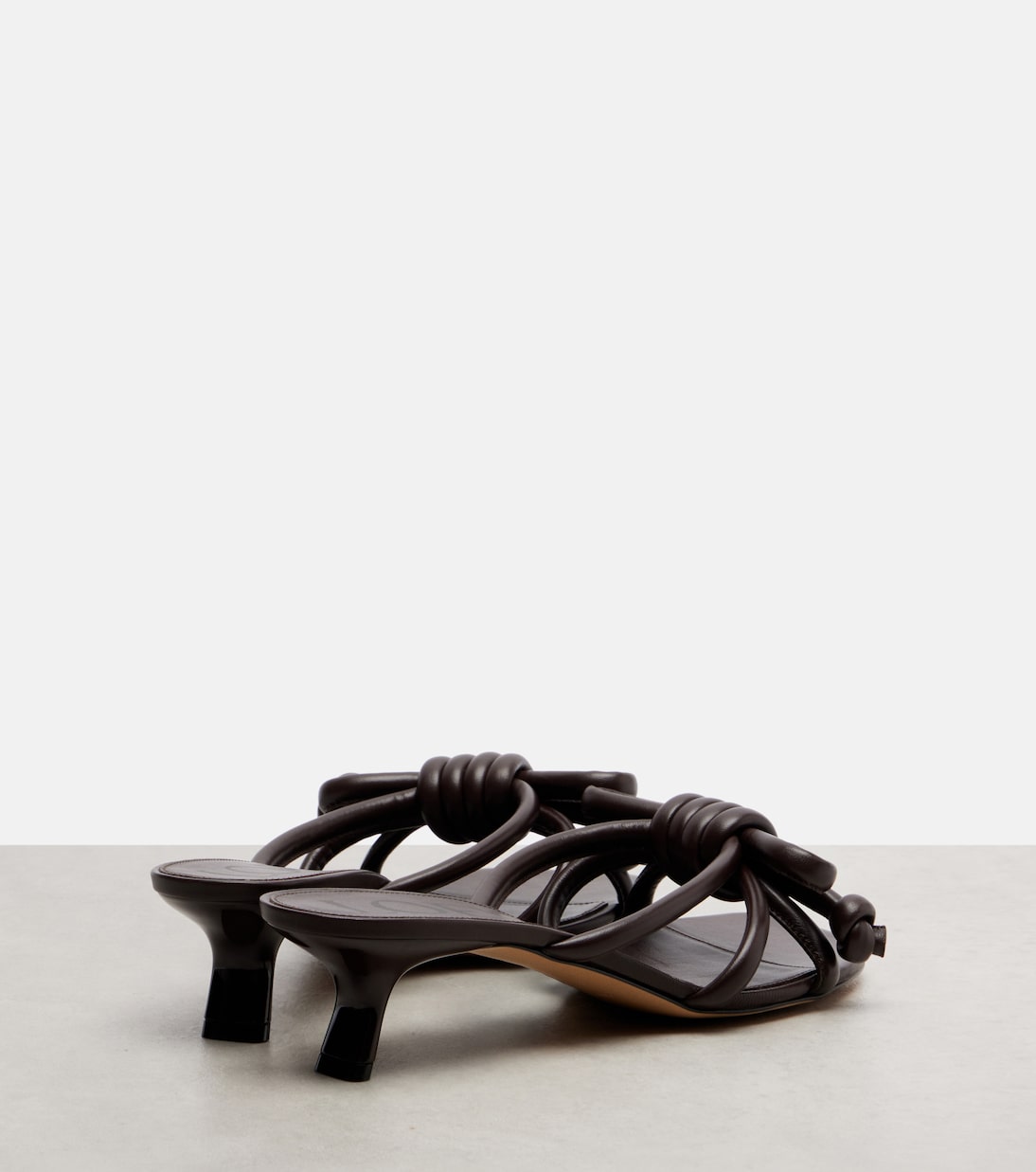 Loewe - Flamenco 45 leather mules