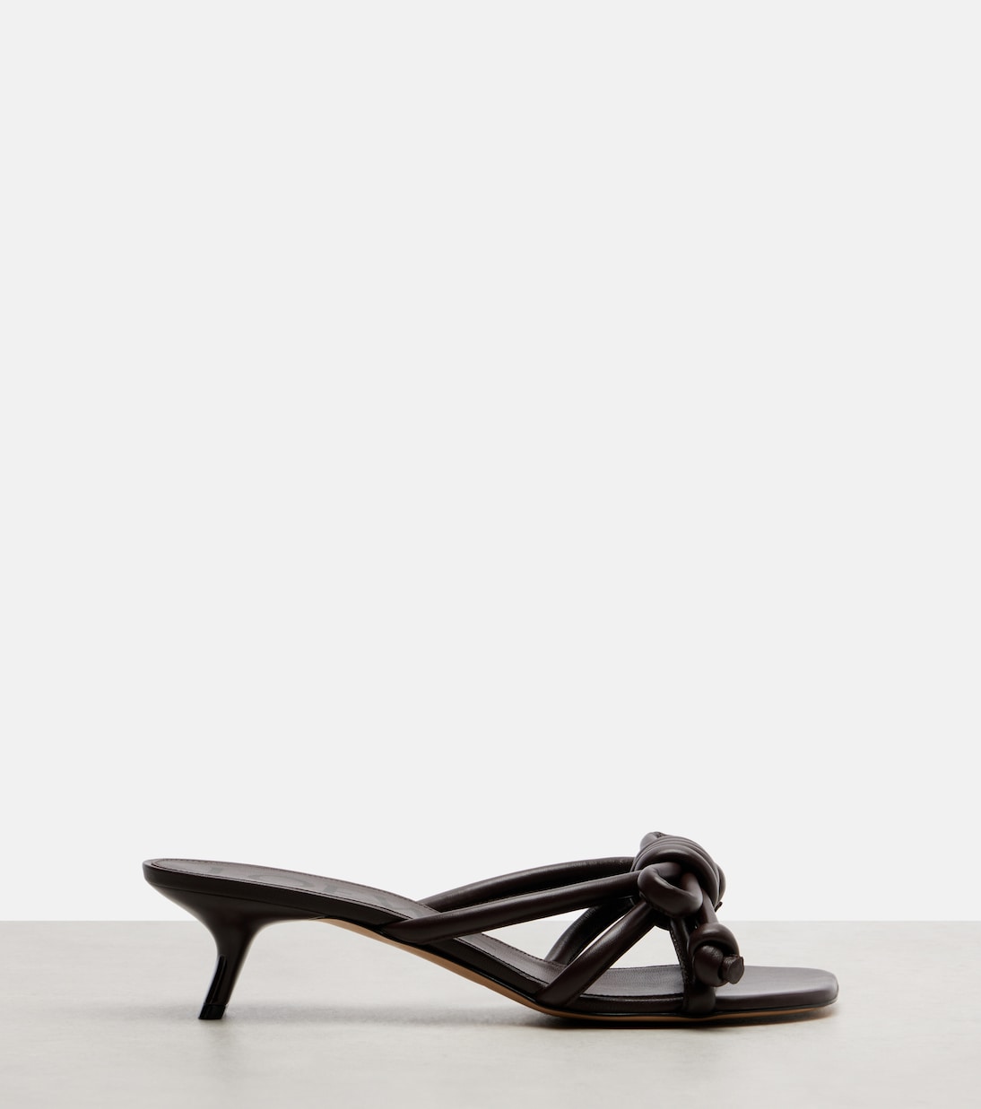 Loewe - Flamenco 45 leather mules