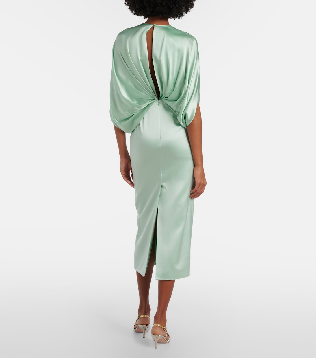 Roksanda - Tari gathered silk cocktail dress
