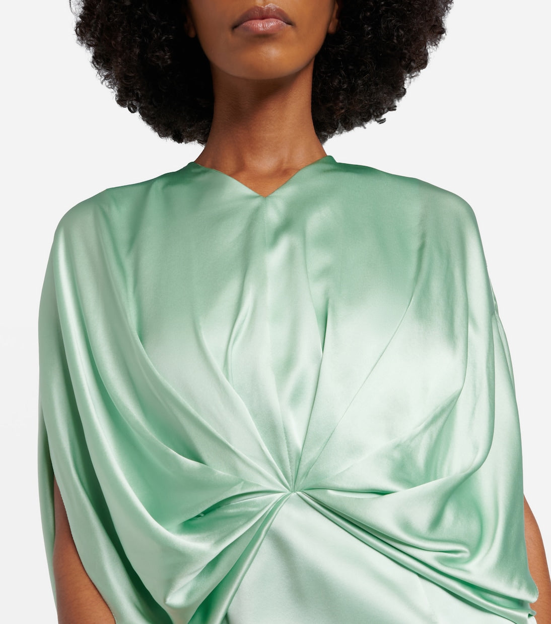 Roksanda - Tari gathered silk cocktail dress