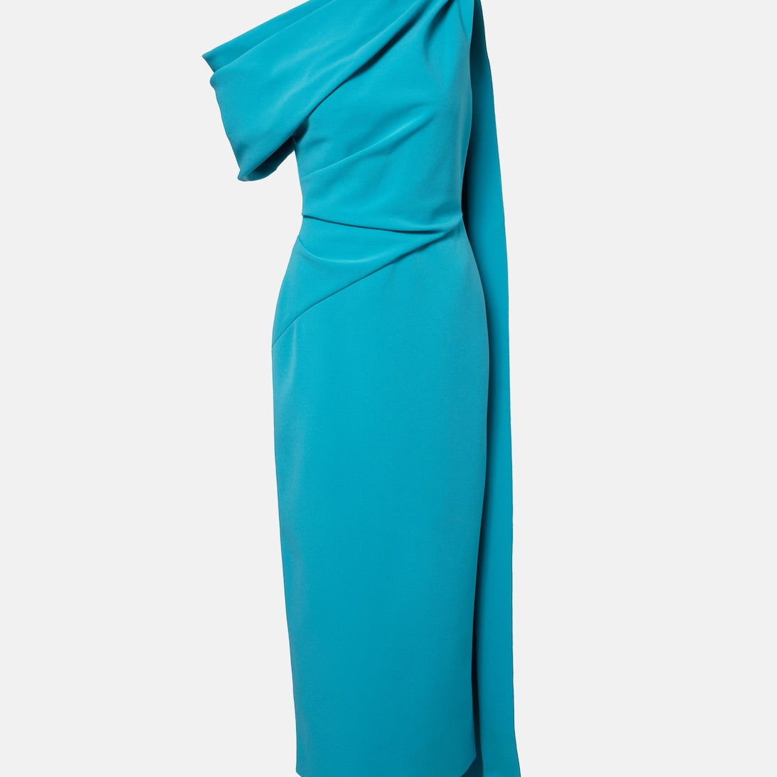 Roksanda - Maite caped crêpe midi dress