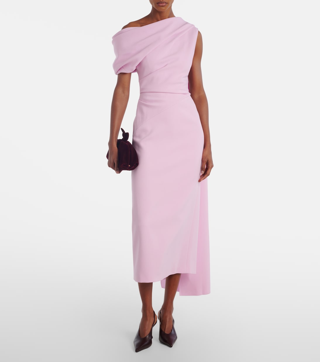 Roksanda - Maite caped midi dress