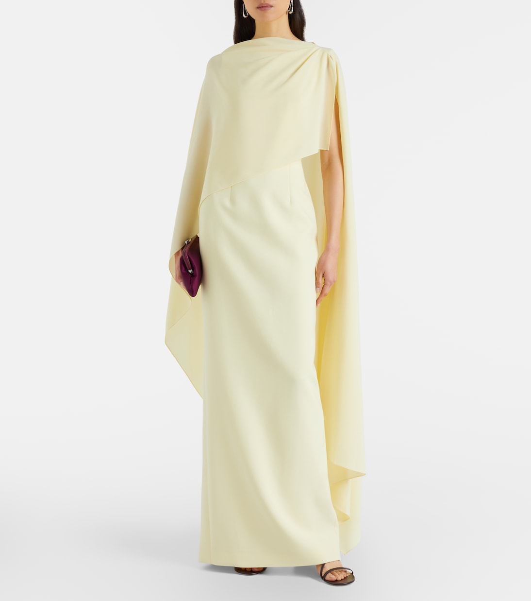 Roksanda - Demetria asymmetric crêpe gown
