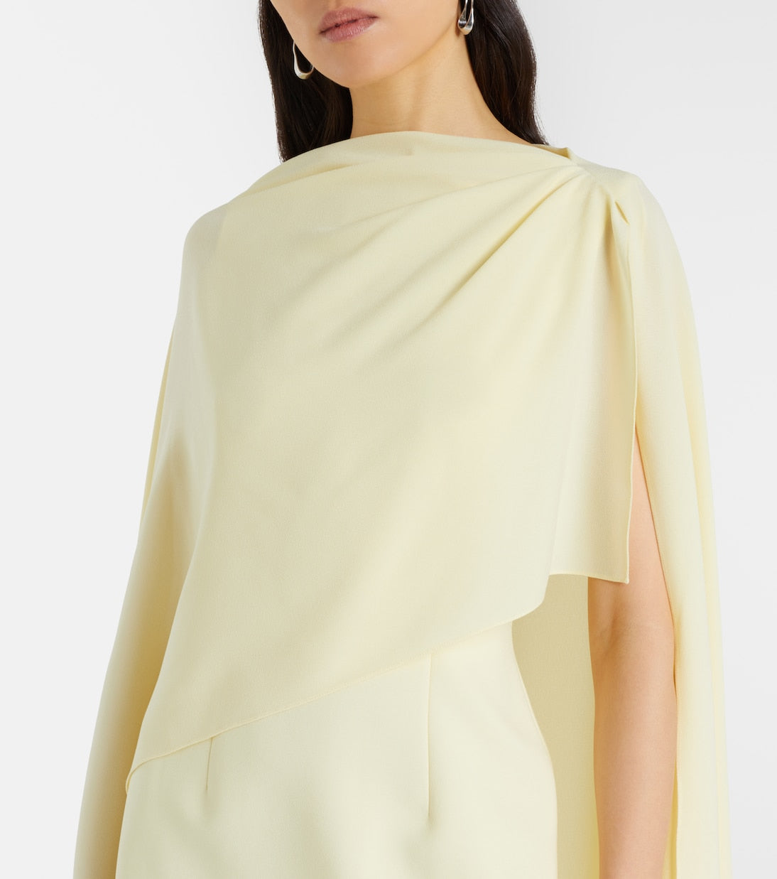 Roksanda - Demetria asymmetric crêpe gown