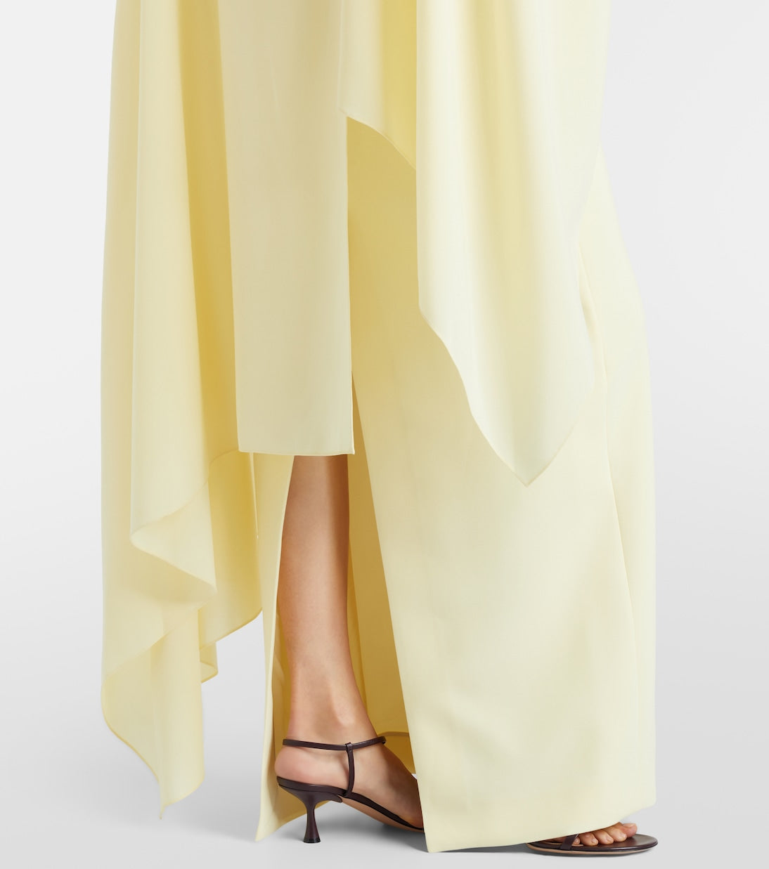 Roksanda - Demetria asymmetric crêpe gown