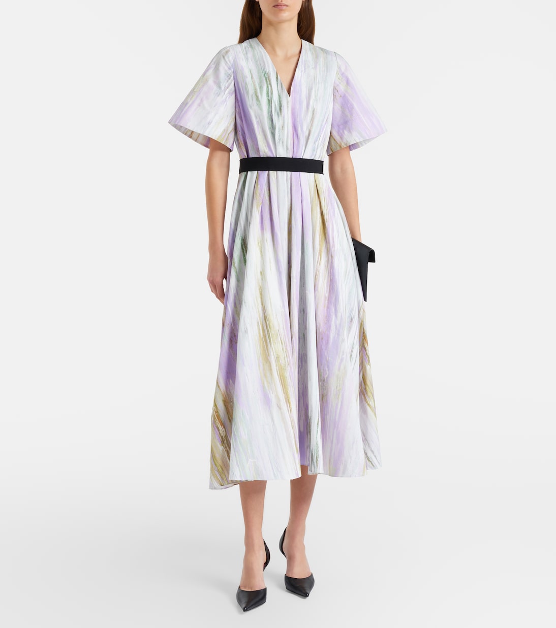 Roksanda - Sana printed cotton maxi dress