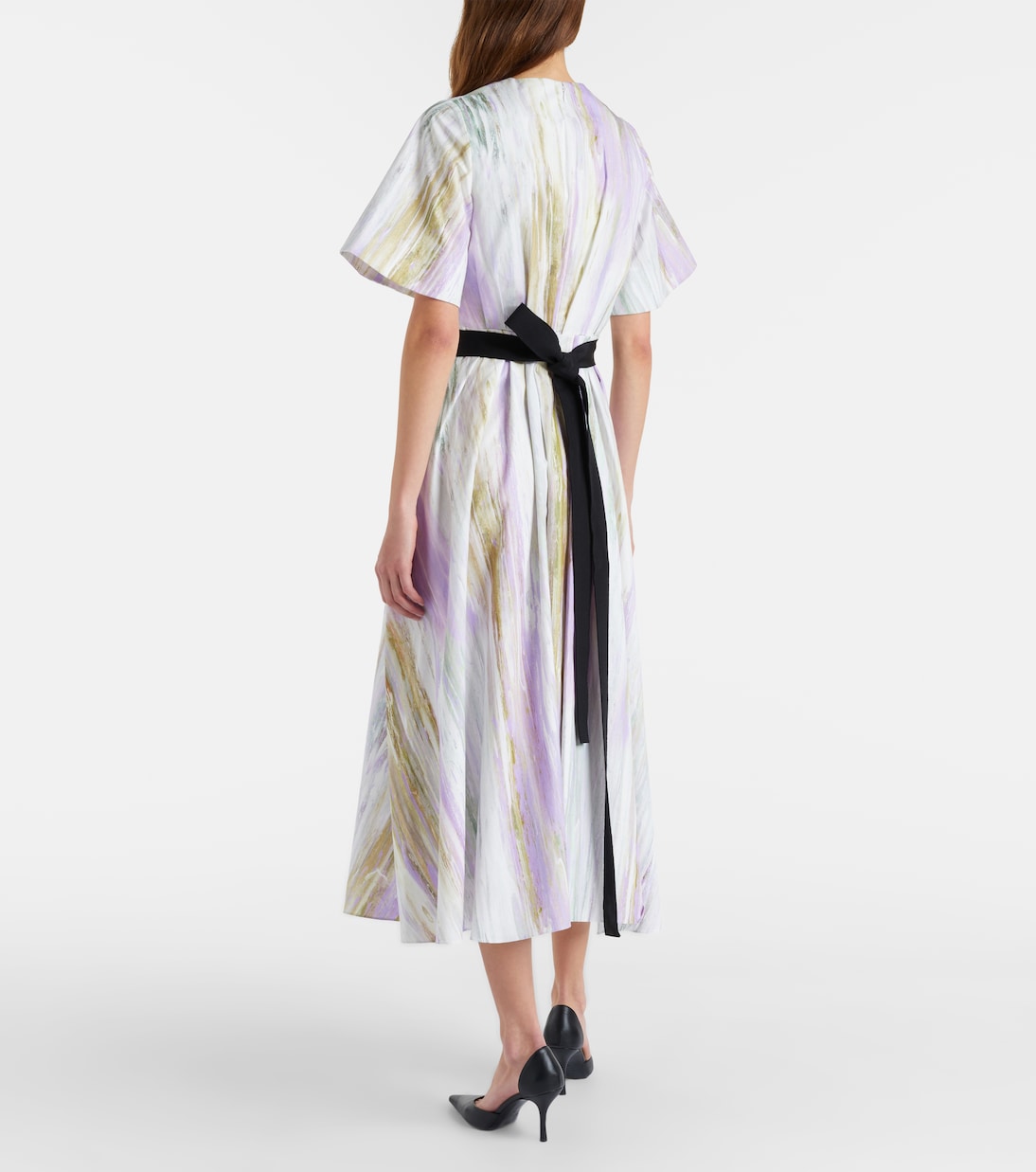 Roksanda - Sana printed cotton maxi dress