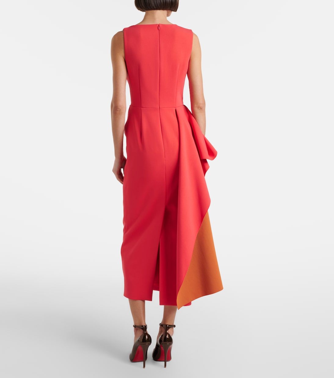 Roksanda - Calatrava crêpe midi dress
