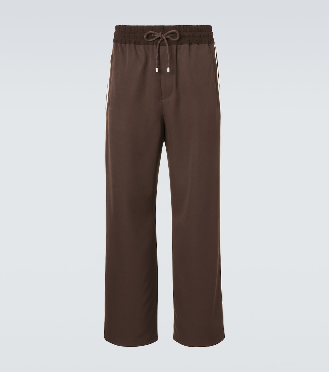 Loewe - Wool gabardine wide-leg pants